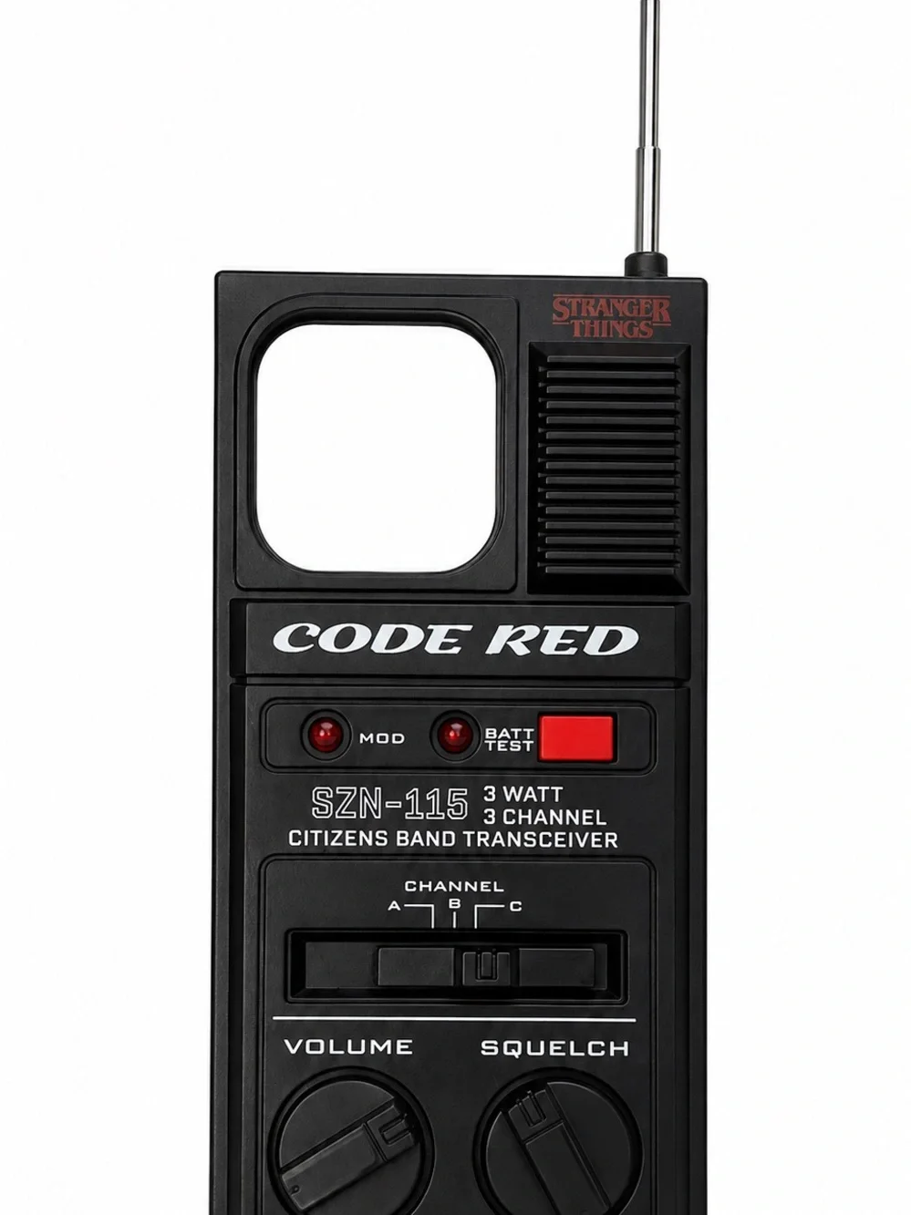 Stranger Things Code Red Walkie Talkie iPhone 16 Pro Case w/ Box Netflix